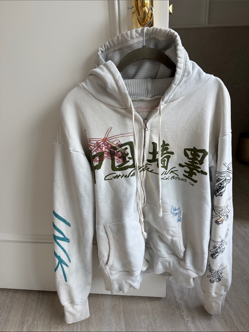 The Great China Wall zip up hoodie